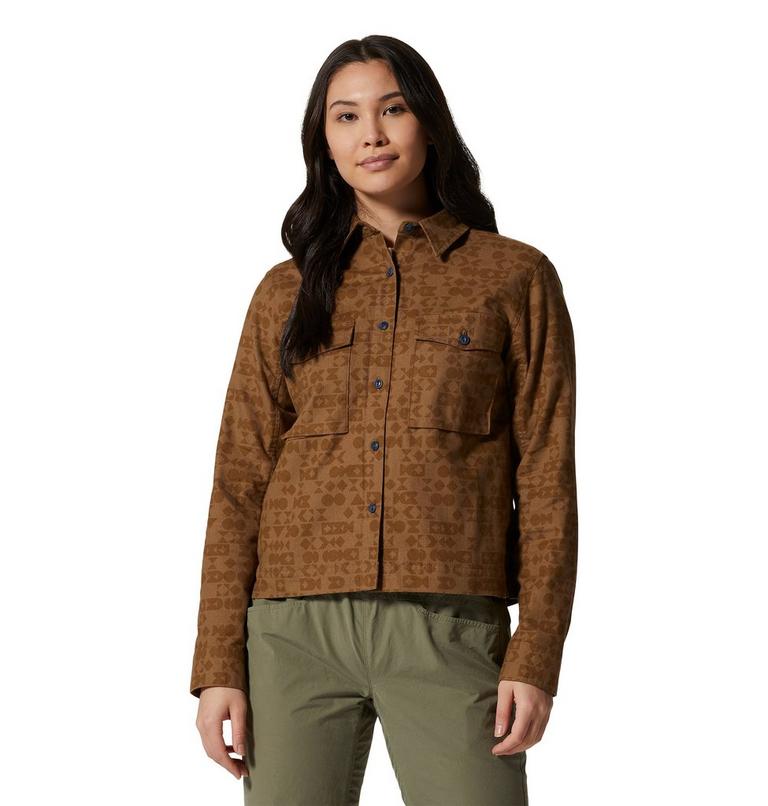 Manteau-chemise Moiry Femme, Color: Corozo Nut, image 1