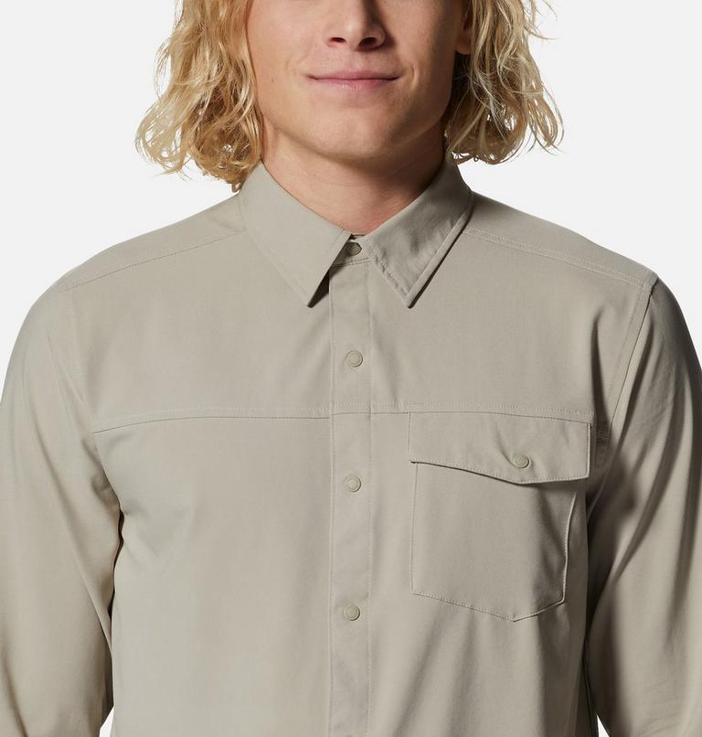 Men's Shade Lite Long Sleeve Shirt, Color: Badlands, image 4