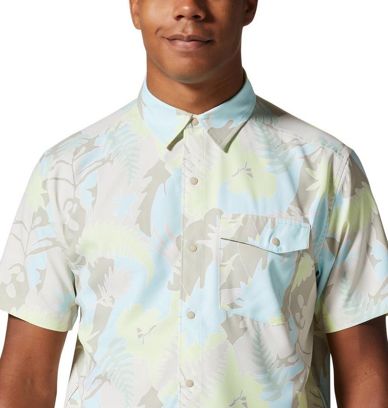 Men's Shade Lite Short Sleeve Shirt, Color: Sandblast Flora Print, image 4