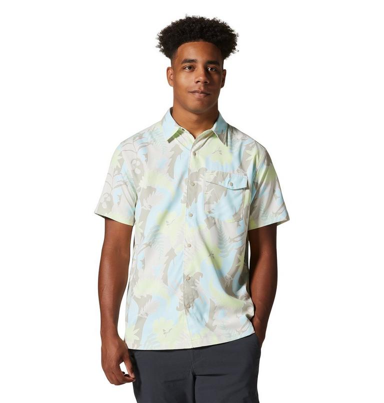 Men's Shade Lite Short Sleeve Shirt, Color: Sandblast Flora Print, image 1