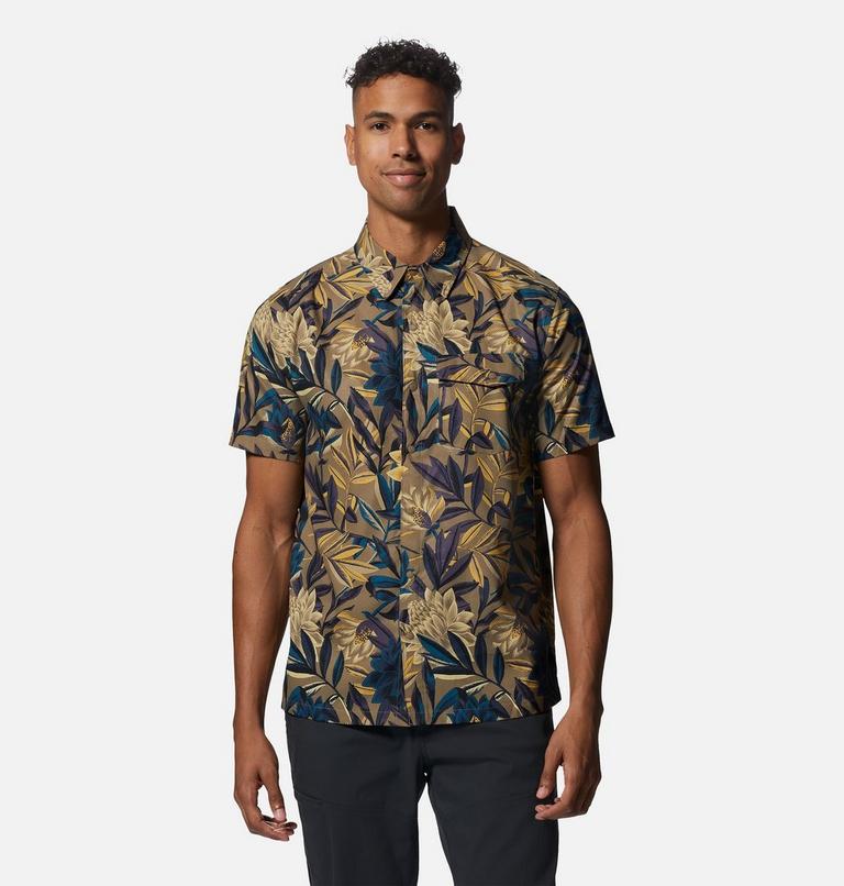 Chemise à manches courtes Shade Lite Homme, Color: Trail Dust Tropicali Print, image 1