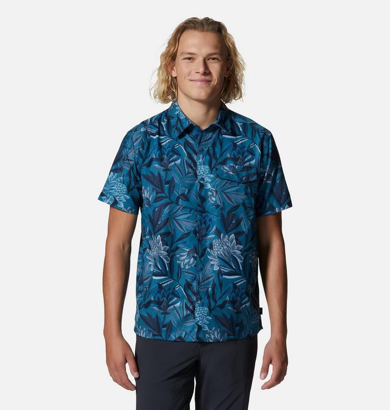 Chemise à manches courtes Shade Lite Homme, Color: Caspian Tropicali Print, image 1