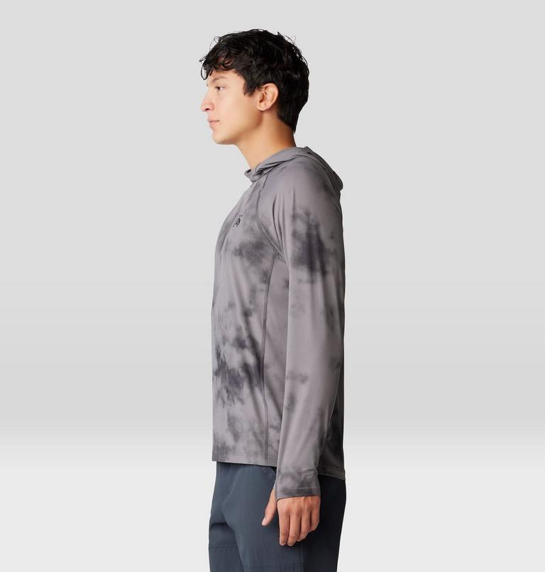 Men's Crater Lake Hoody, Color: Sediment Clouds Dye Print, image 3