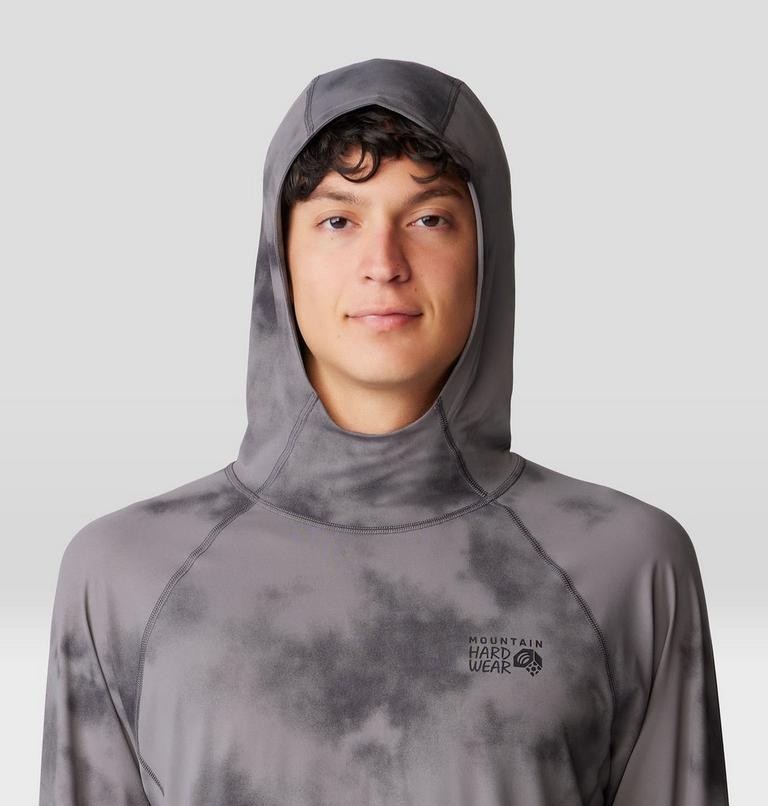 Men's Crater Lake Hoody, Color: Sediment Clouds Dye Print, image 4