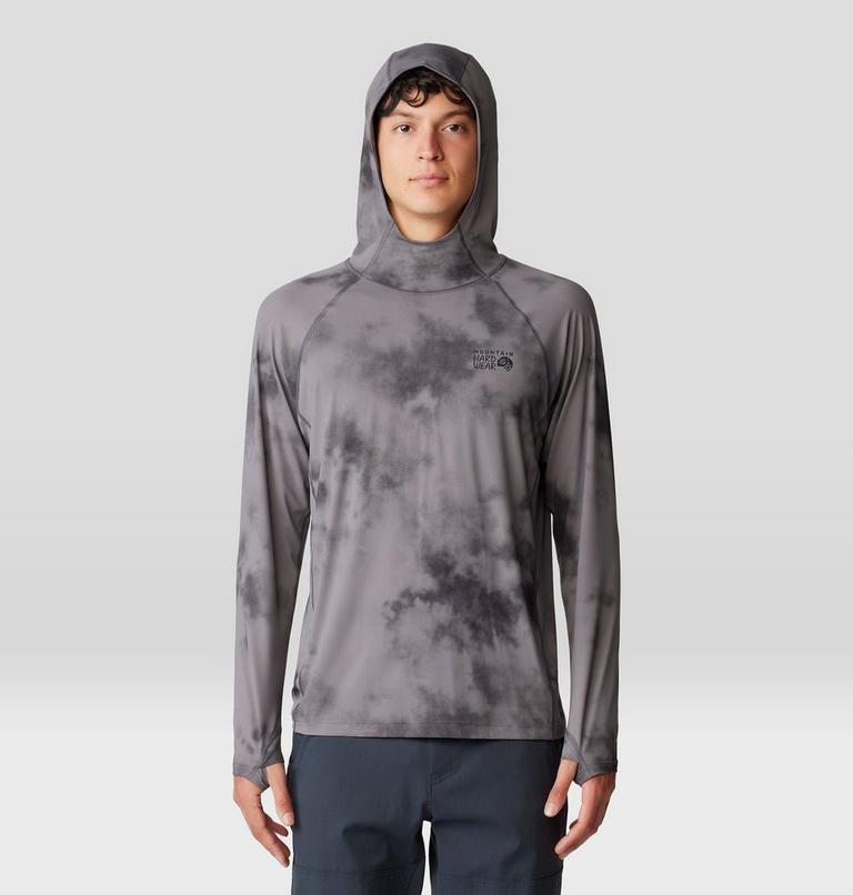 Men's Crater Lake Hoody, Color: Sediment Clouds Dye Print, image 1