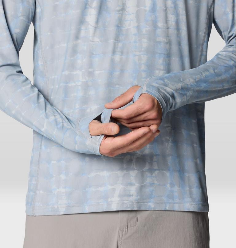 Men's Crater Lake Hoody, Color: Glacial Prismatic Print, image 7