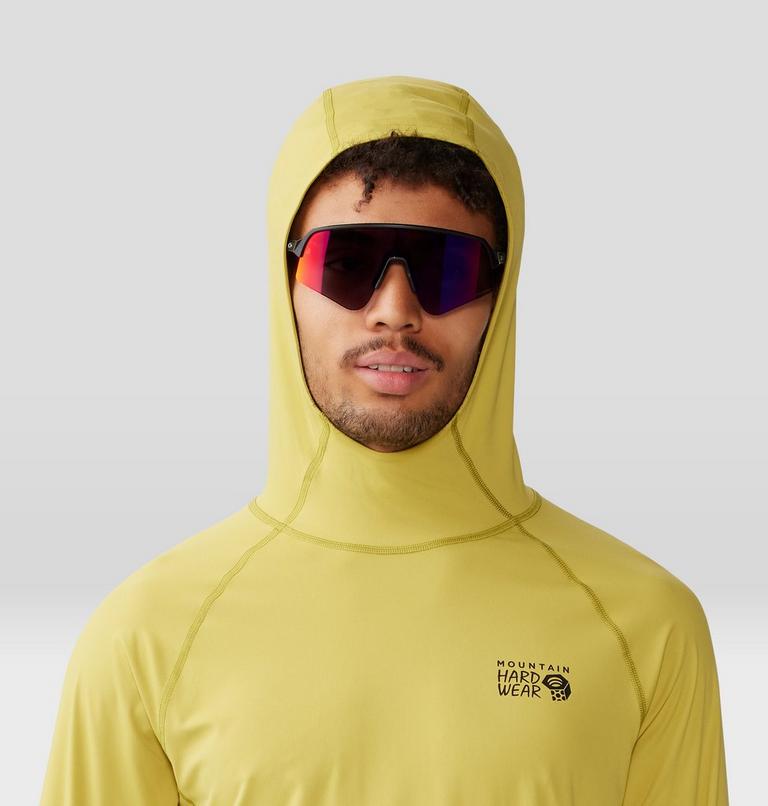 Homme Crater Lake Chandail à capuchon, Color: Bright Olive, image 4