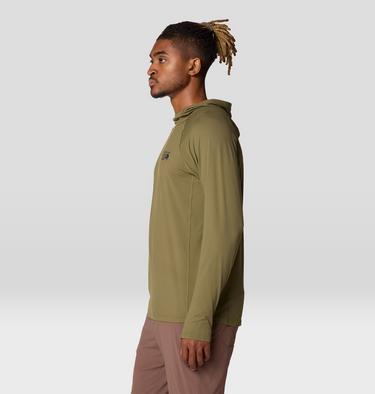 Men's Crater Lake Hoody, Color: Combat Green, image 4