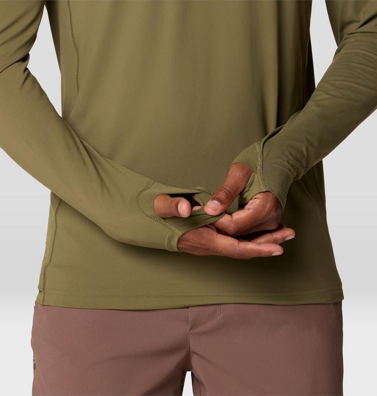 Men's Crater Lake Hoody, Color: Combat Green, image 6