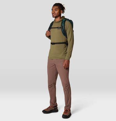 Men's Crater Lake Hoody, Color: Combat Green, image 2