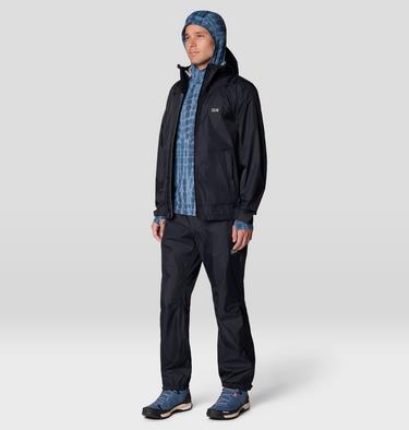 Men's Crater Lake Hoody, Color: Adriatic Blue Prismatic Print, image 8