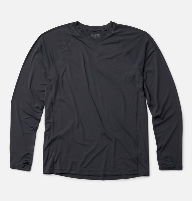 Men's Crater Lake Long Sleeve Crew, Color: Dark Storm, image 2