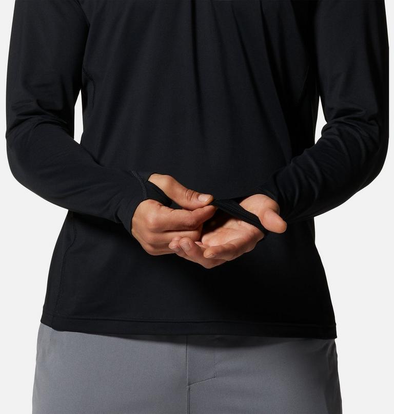 Men's Crater Lake Long Sleeve Crew, Color: Black, image 5