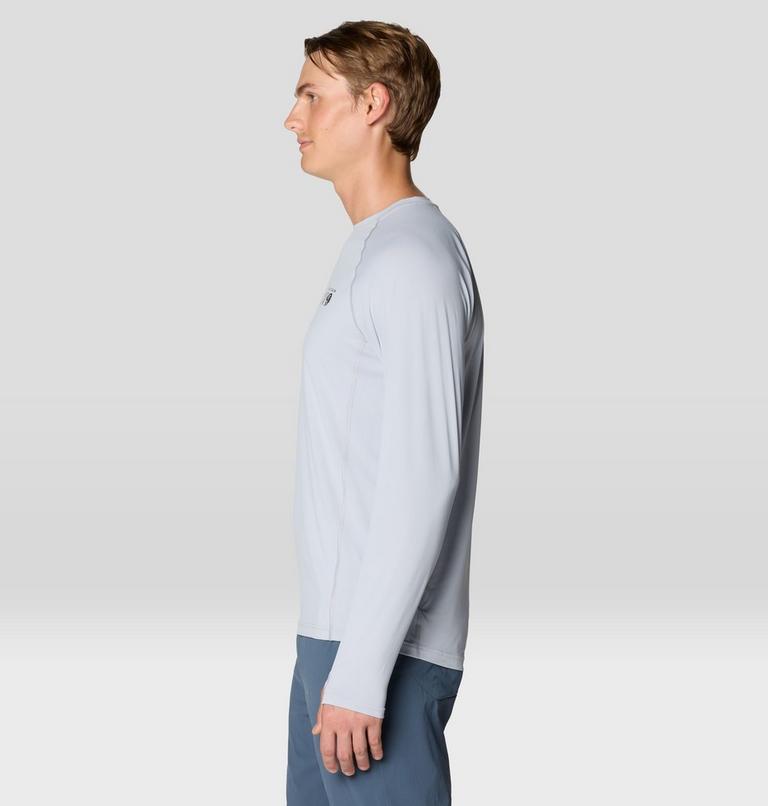 Men's Crater Lake Long Sleeve Crew, Color: Glacial, image 3