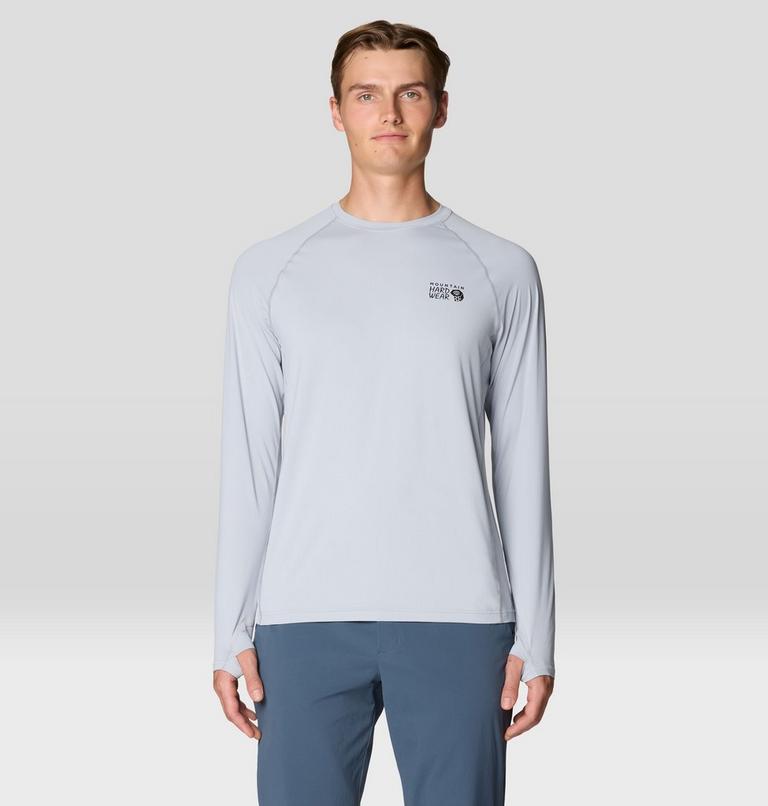 Men's Crater Lake Long Sleeve Crew, Color: Glacial, image 1
