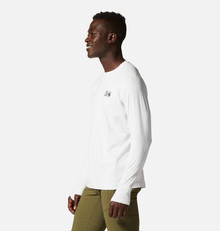 Homme Crater Lake Manches longues Crew, Color: Fogbank, image 3