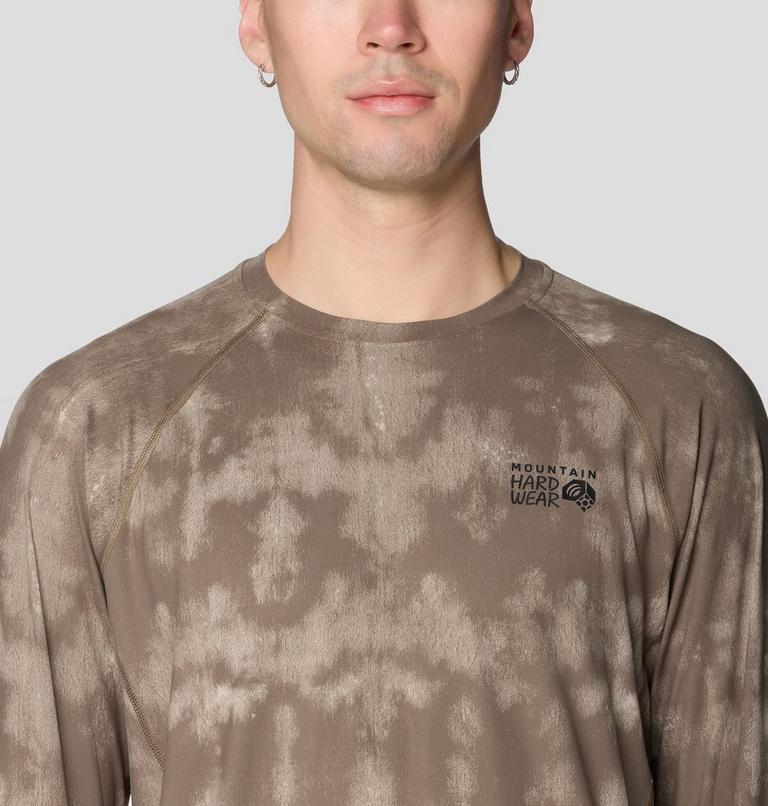 Men's Crater Lake Long Sleeve Crew Shirt, Color: Tierra Shadowdye Print, image 5