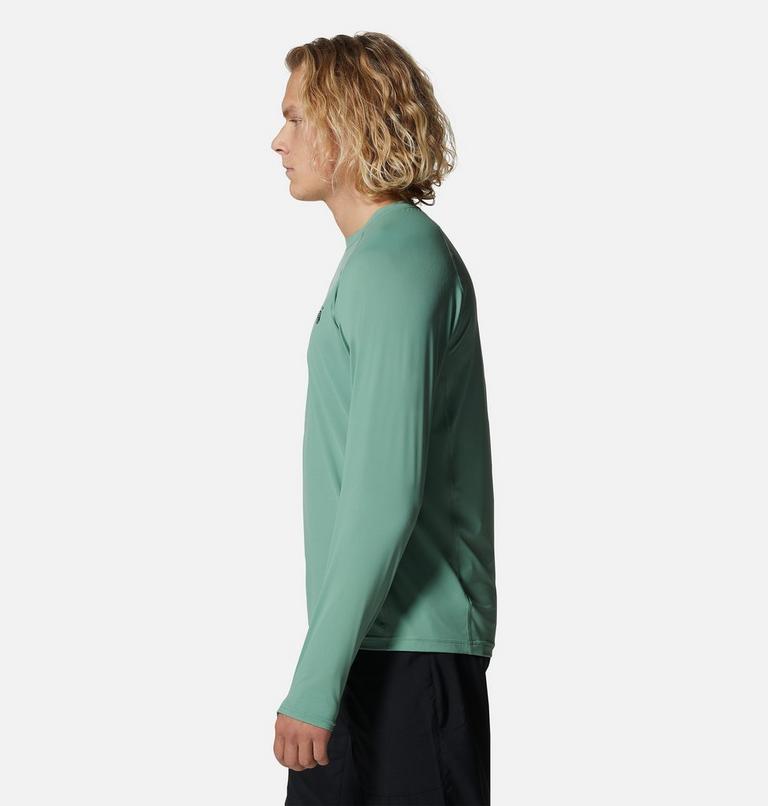 Homme Crater Lake Manches longues Crew, Color: Aloe, image 3