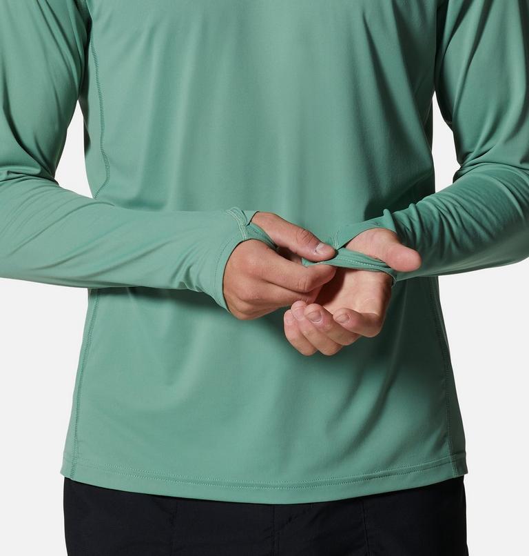 Homme Crater Lake Manches longues Crew, Color: Aloe, image 5