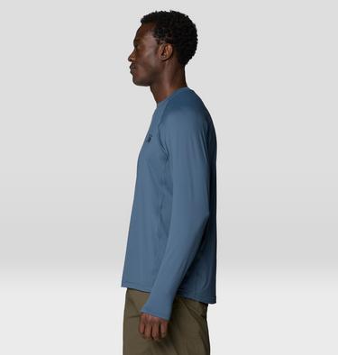 Men's Crater Lake Long Sleeve Crew Shirt, Color: Astral Blue, image 7