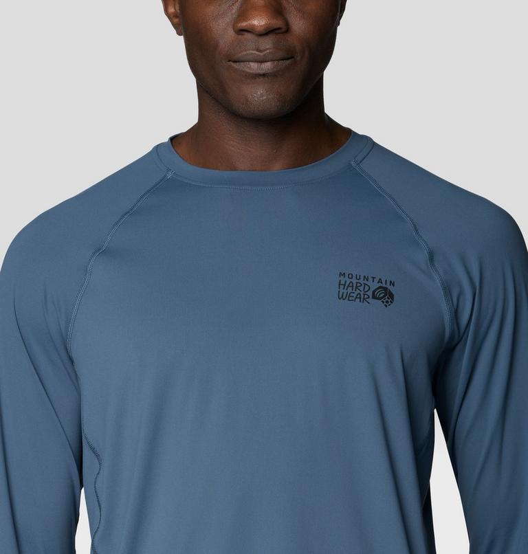 Men's Crater Lake Long Sleeve Crew Shirt, Color: Astral Blue, image 4