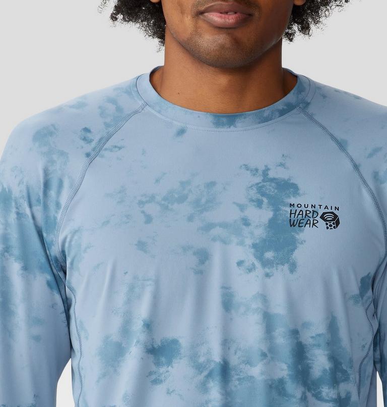 Men's Crater Lake Long Sleeve Crew, Color: Element Nebula Print, image 4