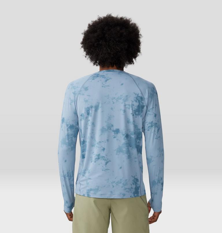 Men's Crater Lake Long Sleeve Crew, Color: Element Nebula Print, image 2