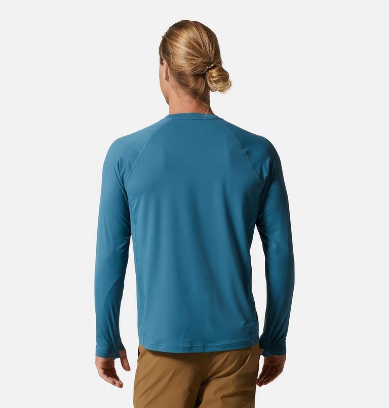 Homme Crater Lake Manches longues Crew, Color: Caspian, image 2