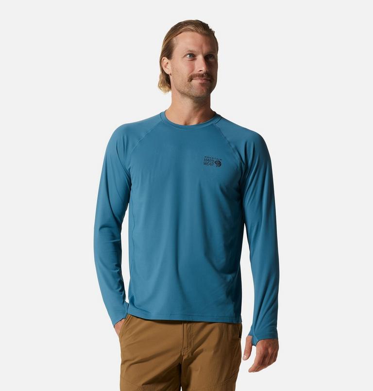 Homme Crater Lake Manches longues Crew, Color: Caspian, image 1