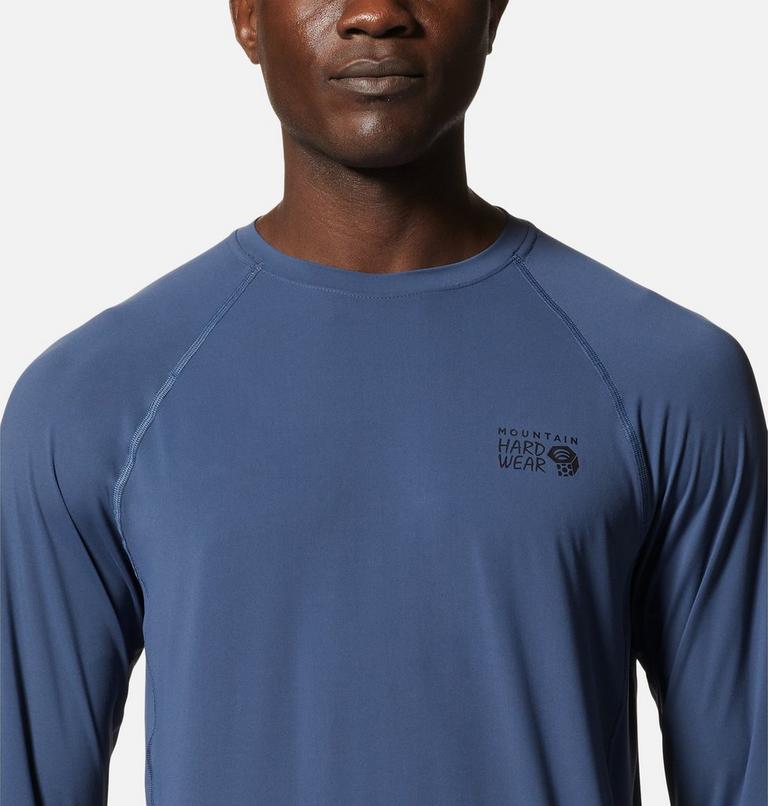 Homme Crater Lake Manches longues Crew, Color: Zinc, image 4