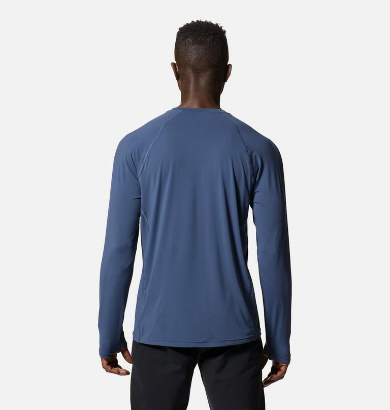Homme Crater Lake Manches longues Crew, Color: Zinc, image 2