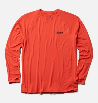 Men's Crater Lake Long Sleeve Crew, Color: Aspect, image 4