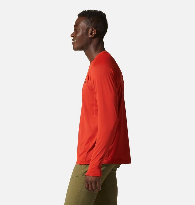 Homme Crater Lake Manches longues Crew, Color: Desert Red, image 3
