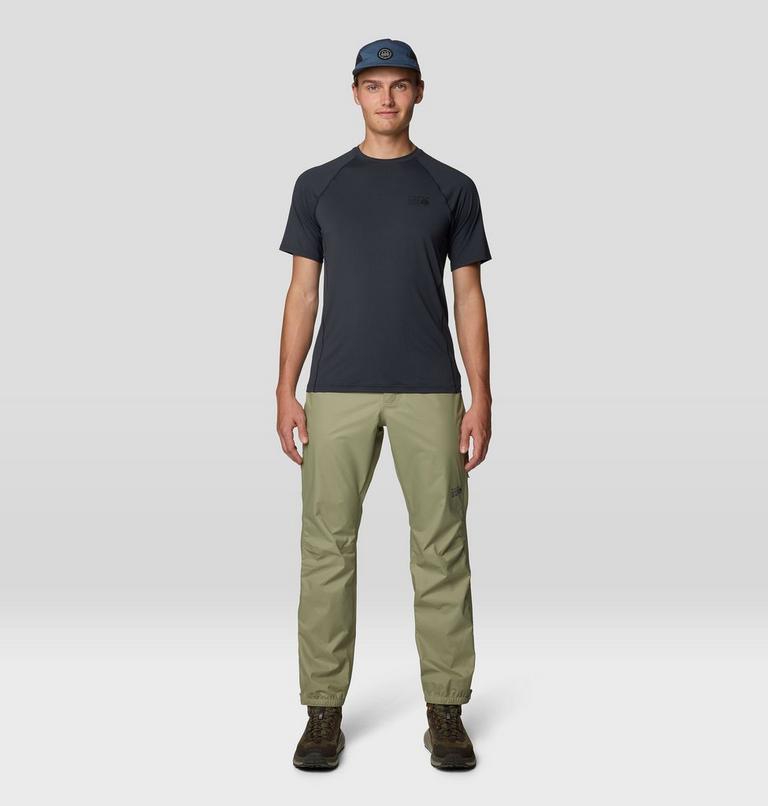 Men's Crater Lake Short Sleeve, Color: Dark Storm, image 6