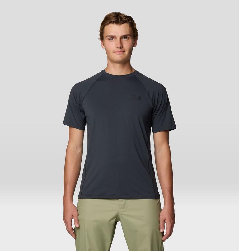 Men's Crater Lake Short Sleeve, Color: Dark Storm, image 1