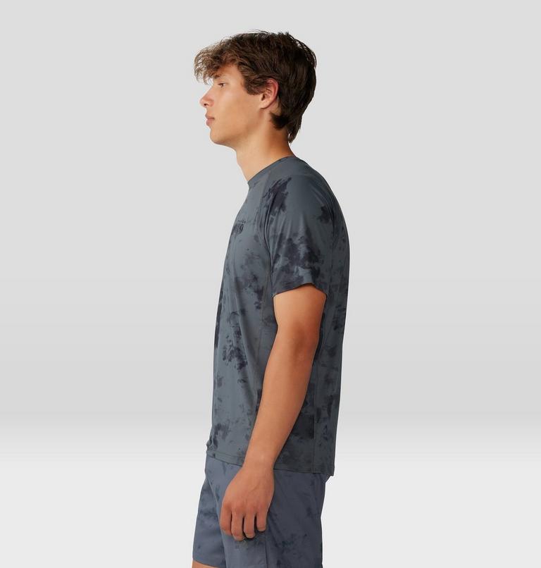 Men's Crater Lake Short Sleeve, Color: Volcanic Nebula Print, image 3