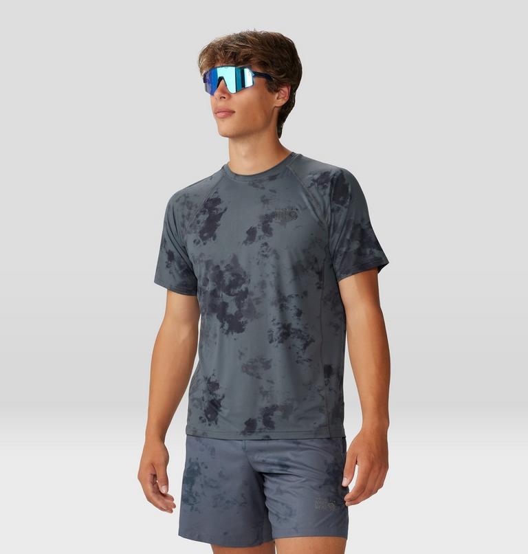 Men's Crater Lake Short Sleeve, Color: Volcanic Nebula Print, image 5