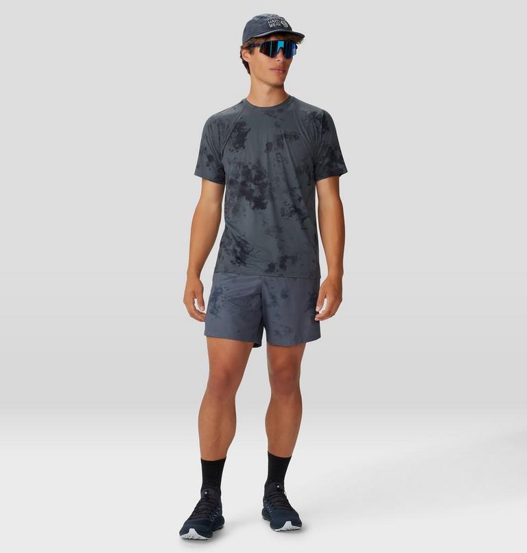 Men's Crater Lake Short Sleeve, Color: Volcanic Nebula Print, image 7