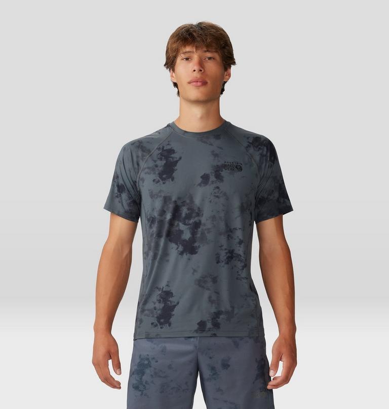 Men's Crater Lake Short Sleeve, Color: Volcanic Nebula Print, image 1