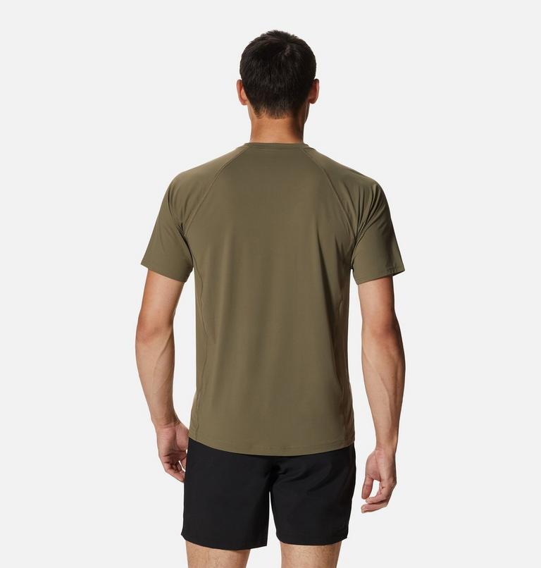 Men's Crater Lake Short Sleeve, Color: Stone Green, image 2