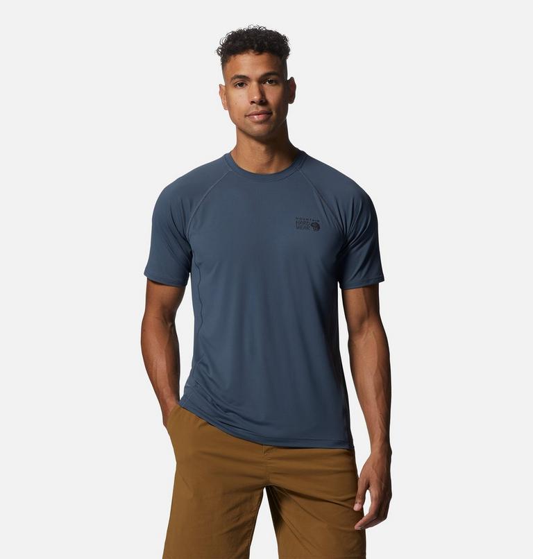 Men's Crater Lake Short Sleeve, Color: Blue Slate, image 5