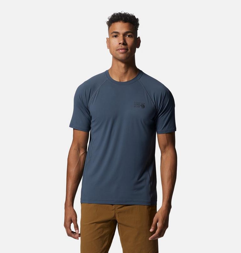 Men's Crater Lake Short Sleeve, Color: Blue Slate, image 1