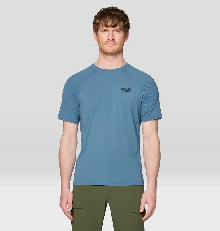 Men's Crater Lake Short Sleeve, Color: Adriatic Blue, image 1