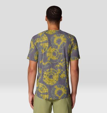 Men's Crater Lake Short Sleeve Shirt, Color: Adriatic Blue Spore Dye Print, image 12