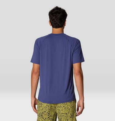 Men's Crater Lake Short Sleeve, Color: Lapis Dusk, image 7