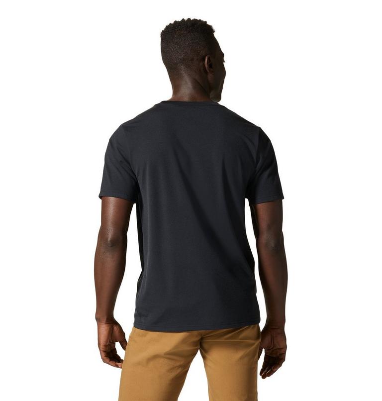 Men's Wander Pass Short Sleeve, Color: Black, image 2