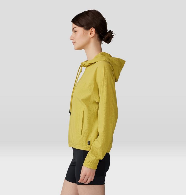 Women's Sunshadow Full Zip, Color: Bright Olive, image 3