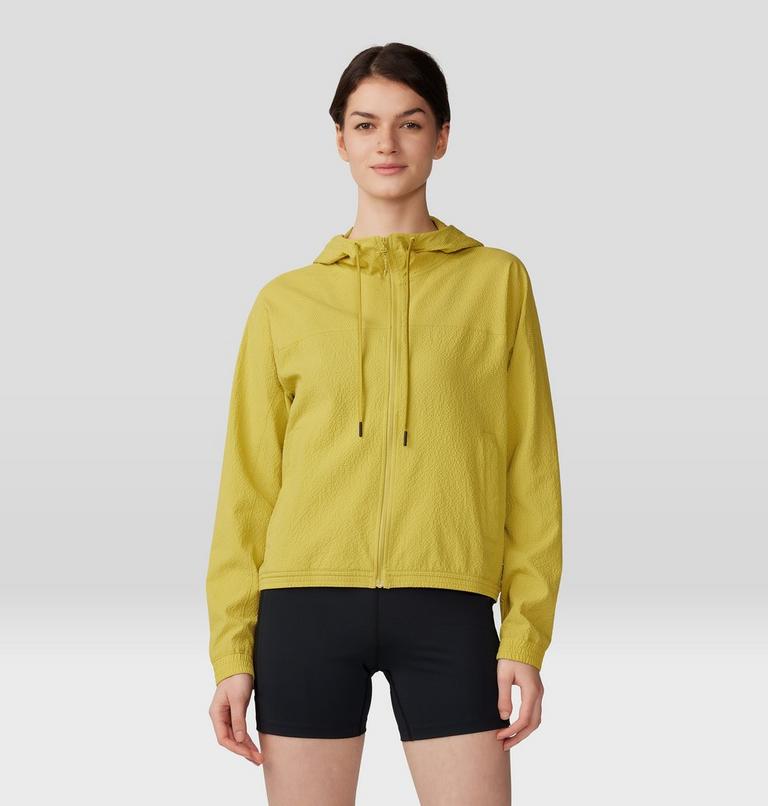 Women's Sunshadow Full Zip, Color: Bright Olive, image 5