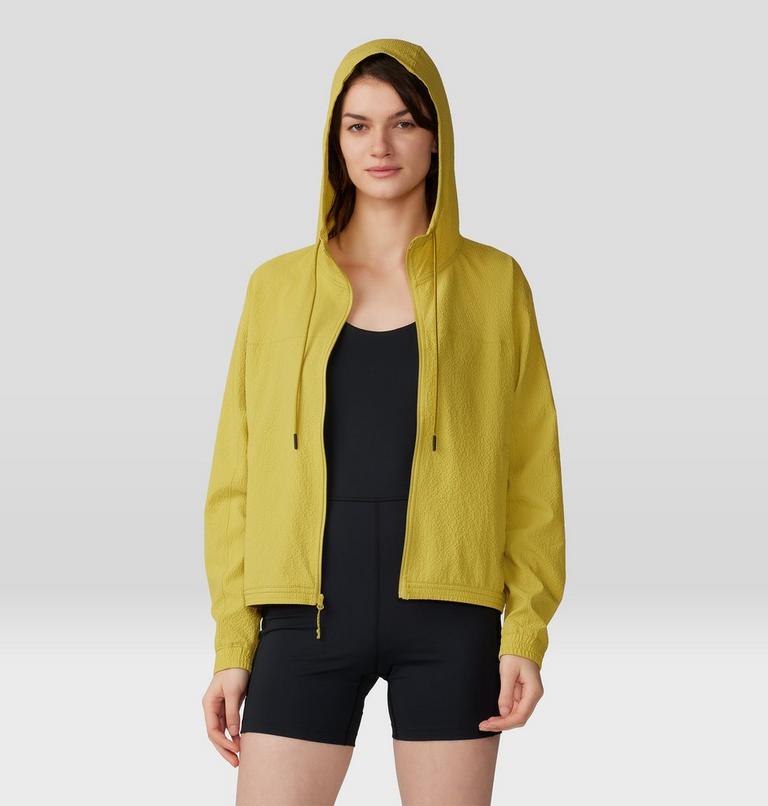 Women's Sunshadow Full Zip, Color: Bright Olive, image 6