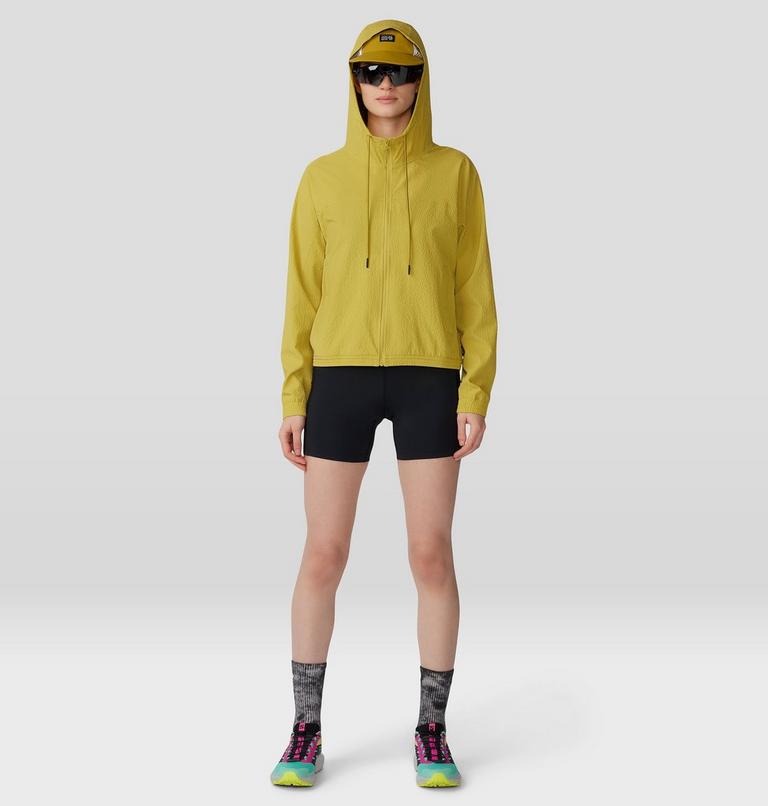 Women's Sunshadow Full Zip, Color: Bright Olive, image 9